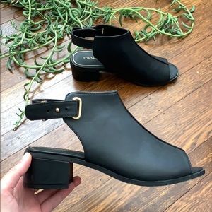 topshop slingback peep toe sandal